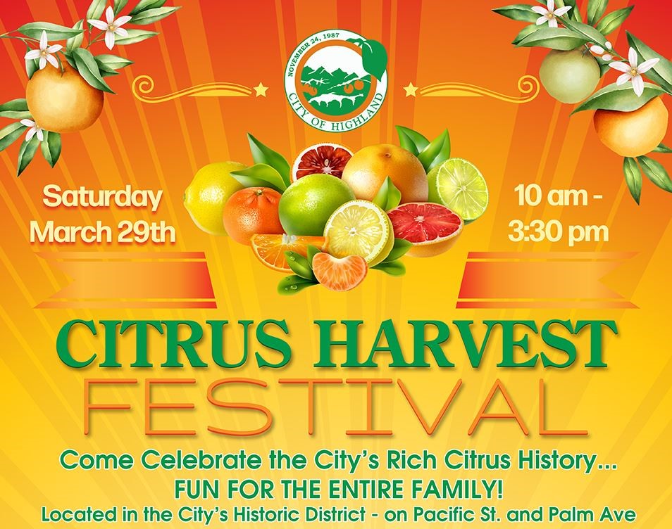 city of highland citrus harvest festival 2025 rev 1