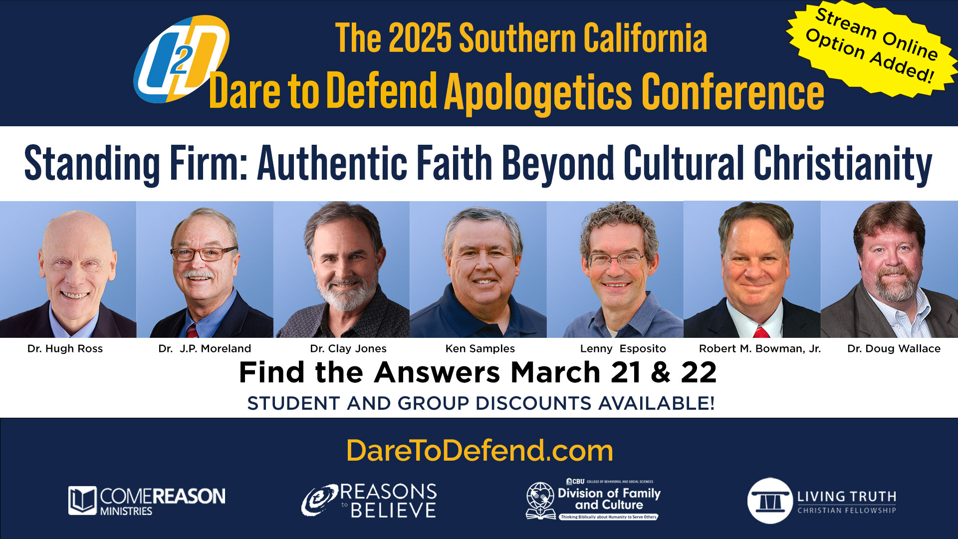 come reason ministries dare to defend conference 2025