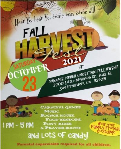 dunamis power christian fellowship harvest festival 2021