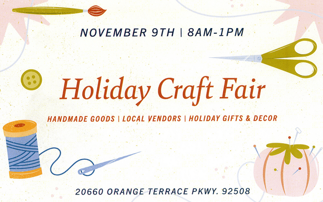 east hills community church holiday craft fair 2024