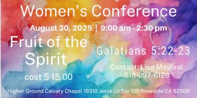 higher ground calvary chapel womens conference 2025