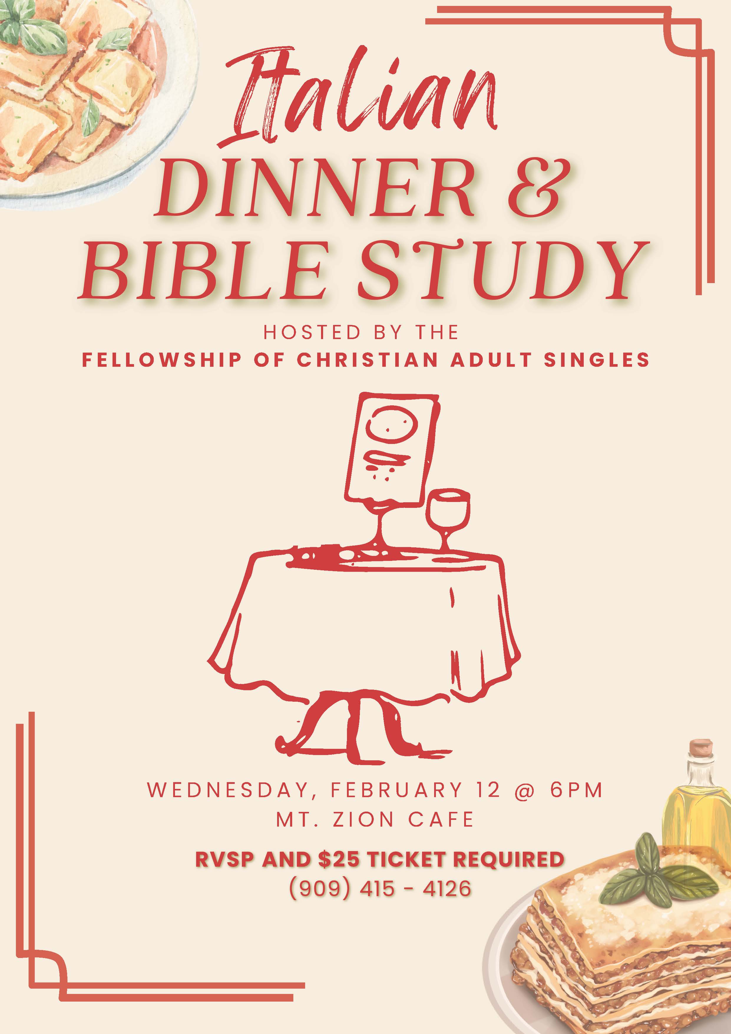 mt zion ontario focas italian dinner bible study 2025