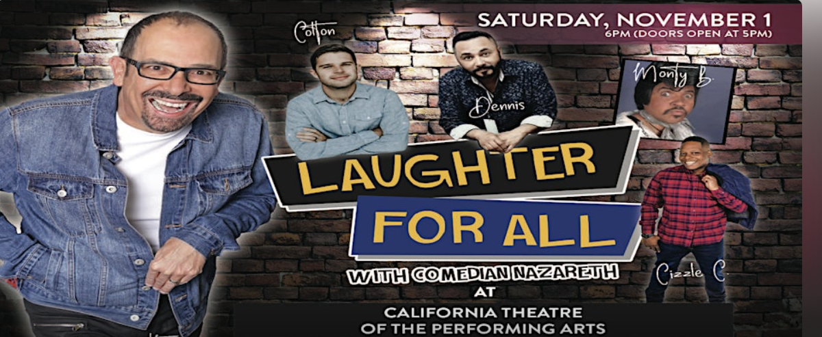 nazareth the comedian night of laughter nov 2025