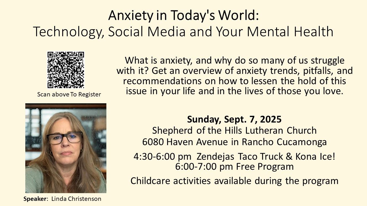 shepherd of the hills lutheran church anxiety 2025