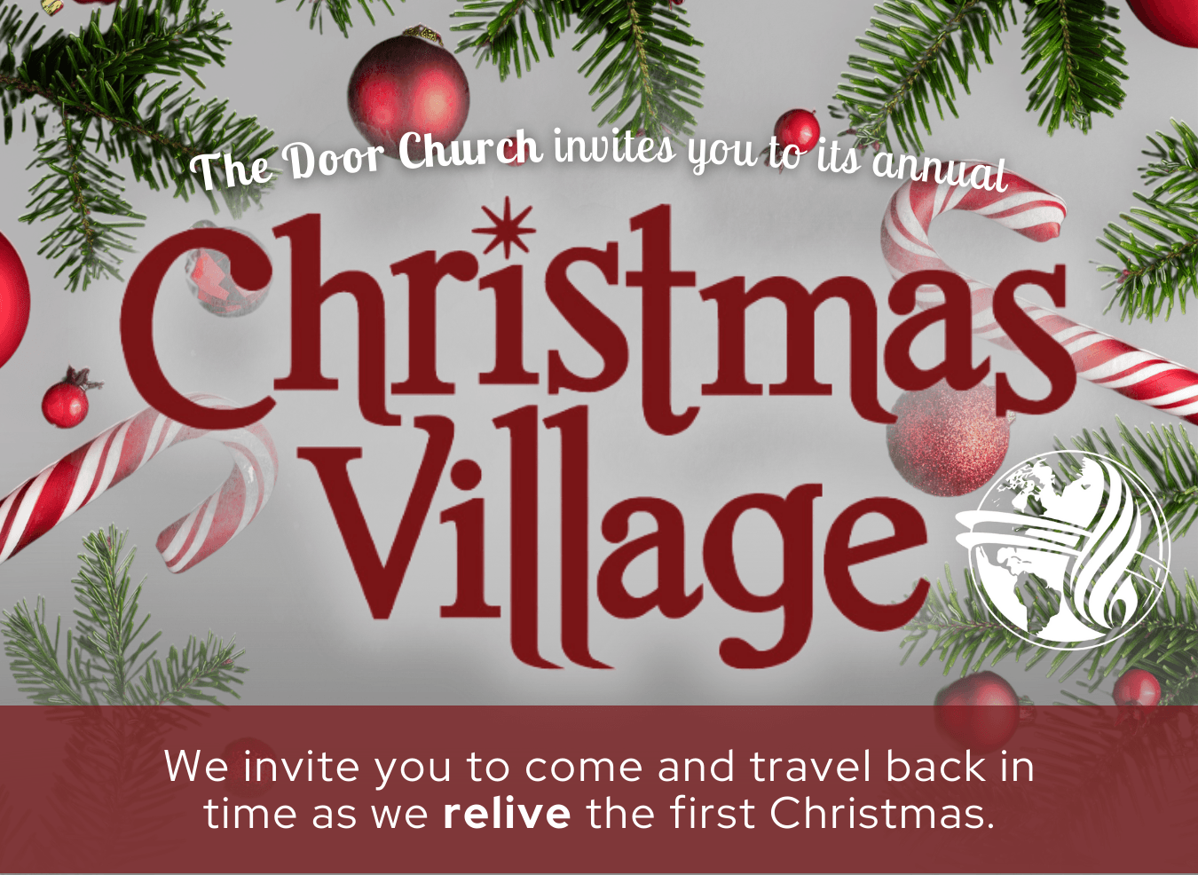 the door christian fellowship christmas village 2024