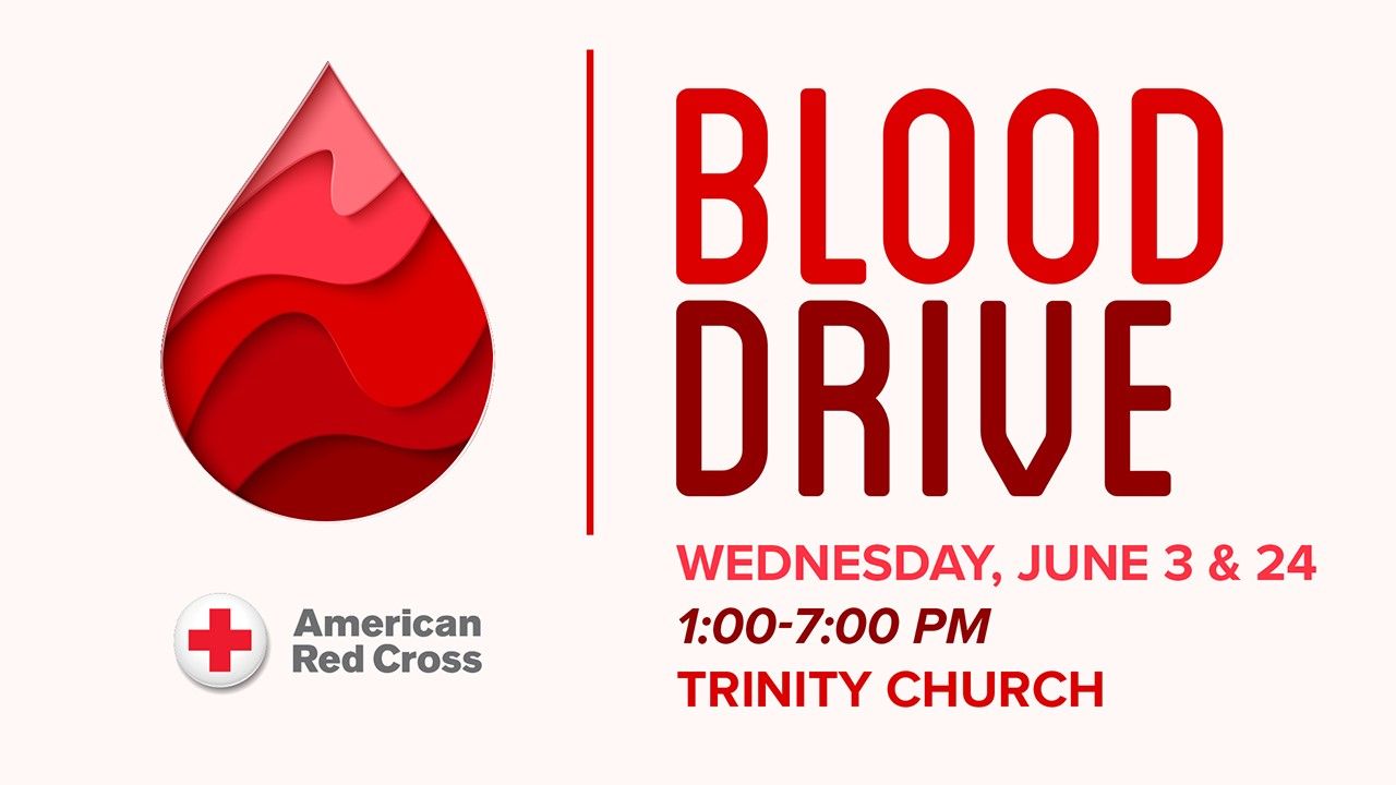 trinity church june blood drive 2020