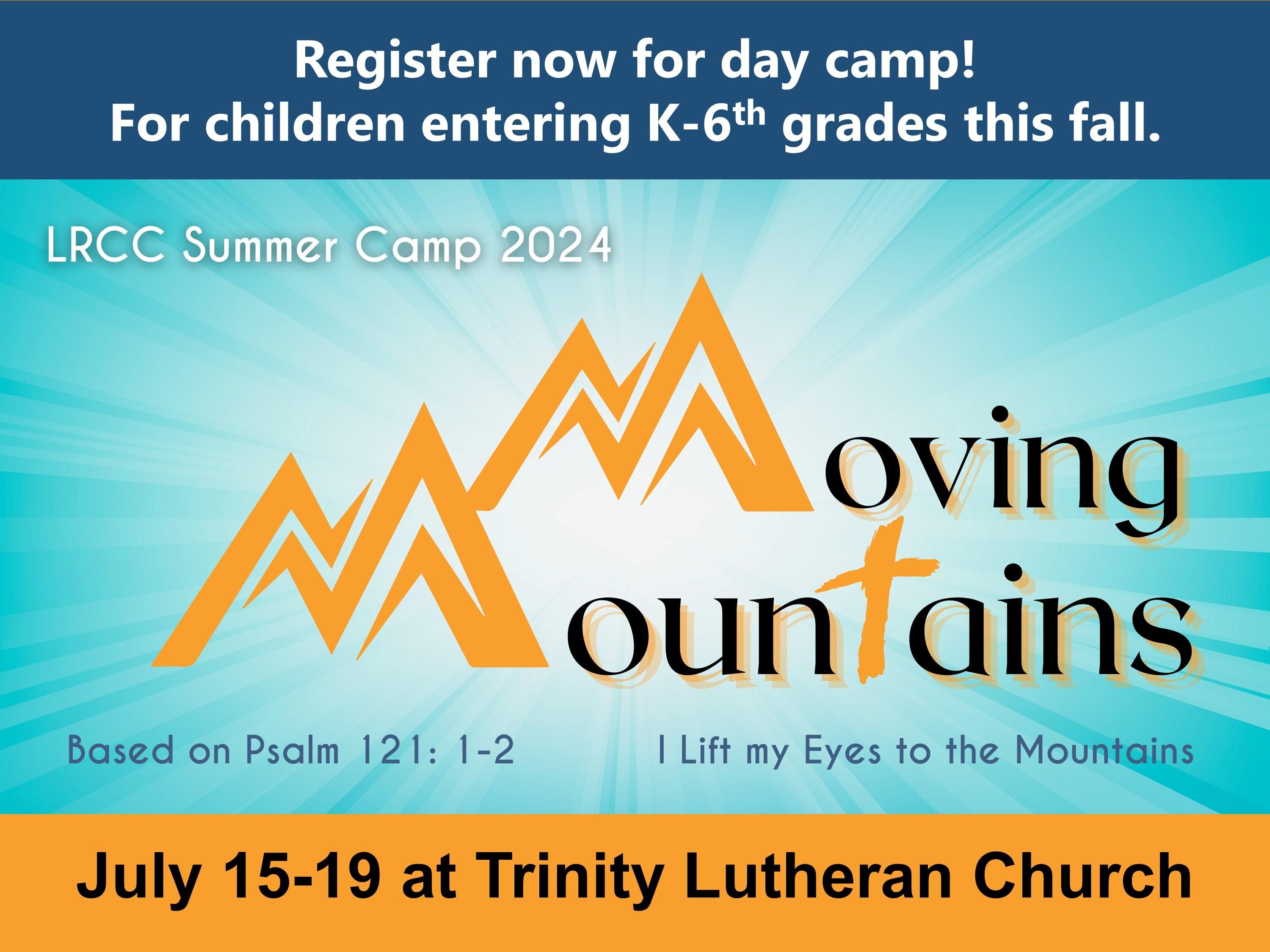 trinity lutheran church day camp 2024