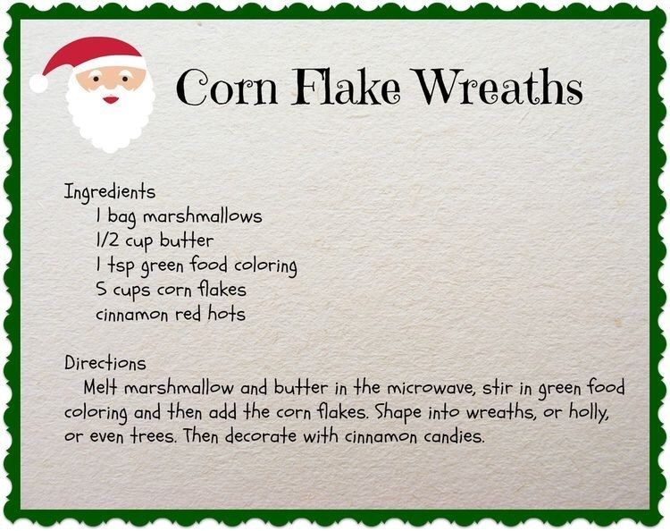 christmas recipe 2021 corn flake wreath
